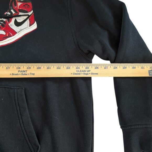 Air Jordan Sweatshirt Hoodie Men XL Black Lost And Found Sneakers FD0568-010 - Picture 10 of 11